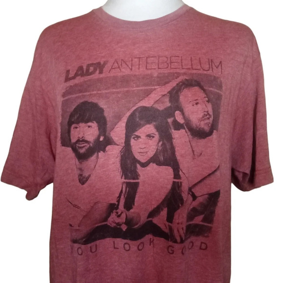 Lady Antebellum You Look Good 2017 Concert Tour Shirt Size Large Tultex - Picture 3 of 7
